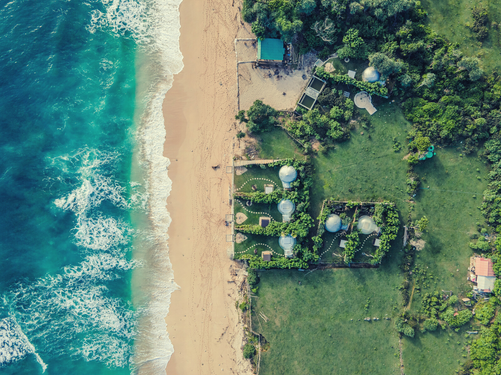 Aerial View of the Beach in Bali